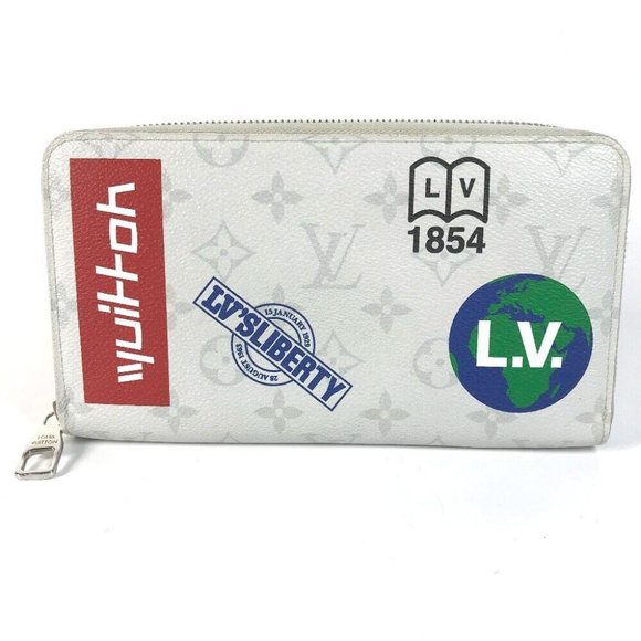 LOUIS VUITTON Monogram Logo Story Zippy Organizer Zip Around Long Wallet - Picture 1 of 13